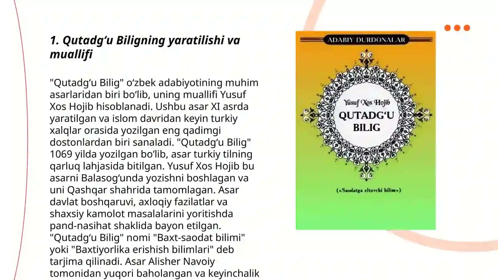 Qutadgʻu Bilig 3