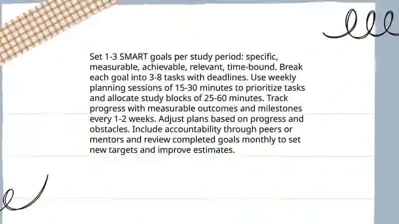 Effective study habits 3
