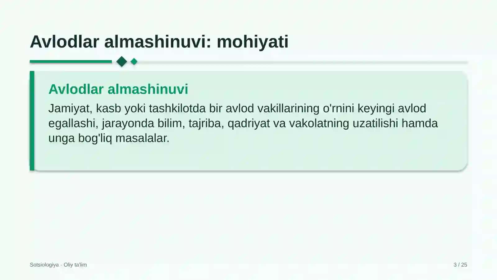 pensiya ta'minoti tizimida avlodlar almashinuvi 2755 3
