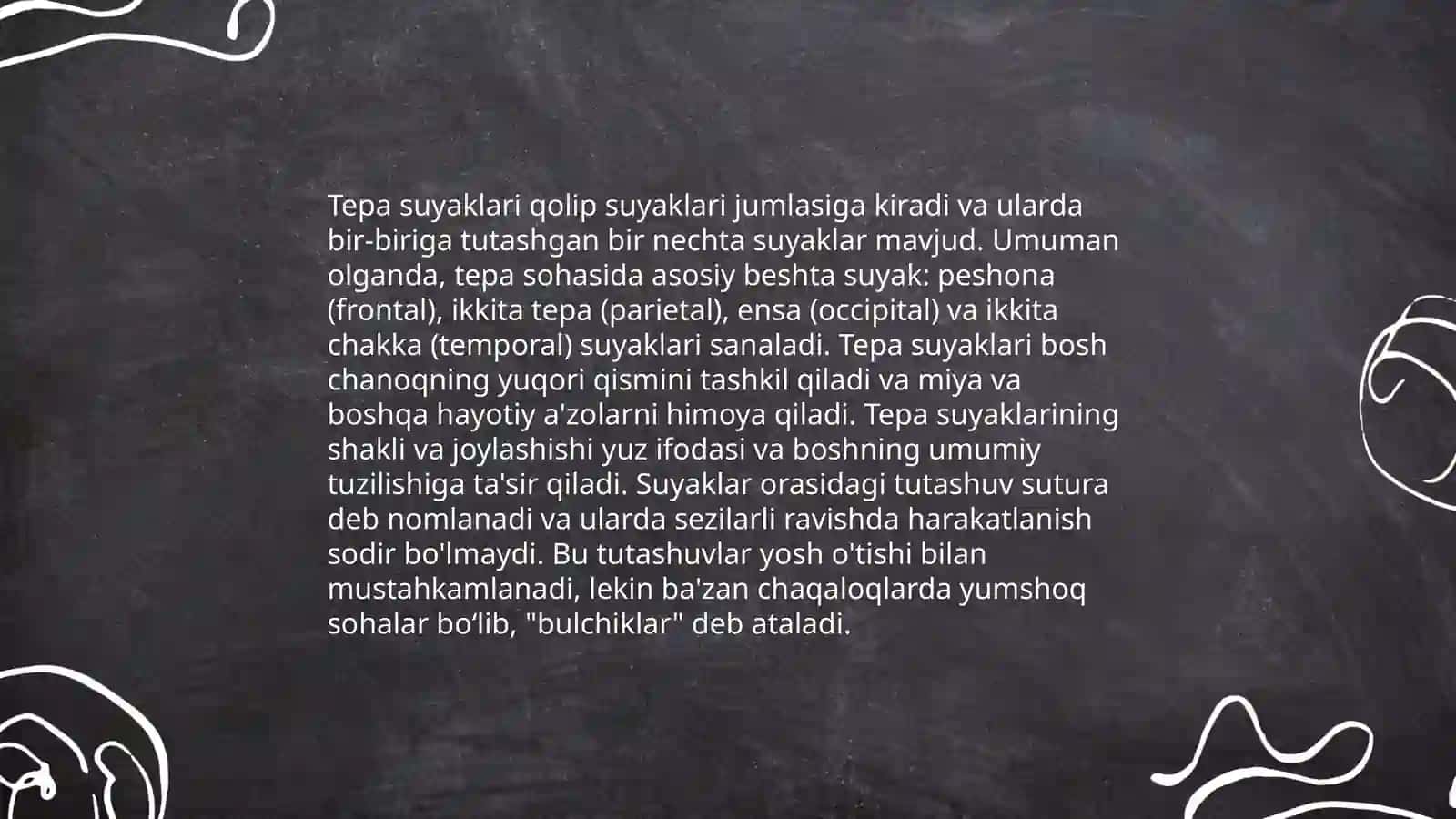 Tepa va ensa suyaklari 3