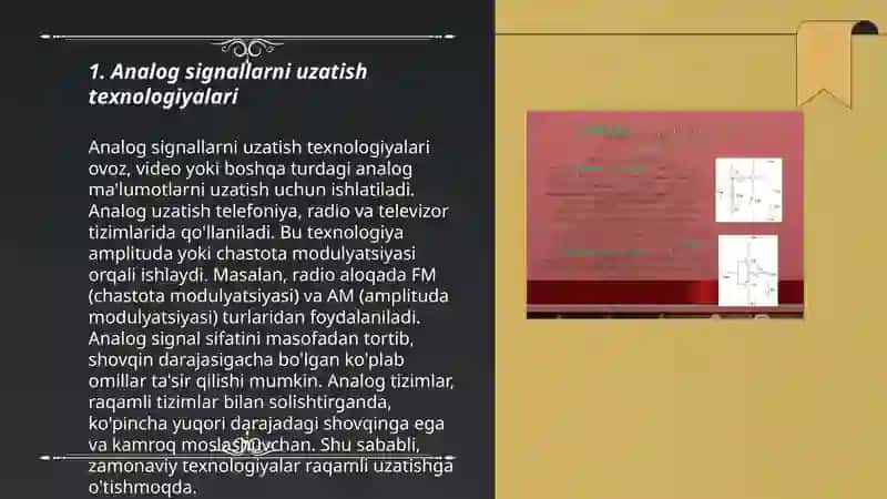 Analog va raqamli signallarni uzatish va qayta ishlash 3