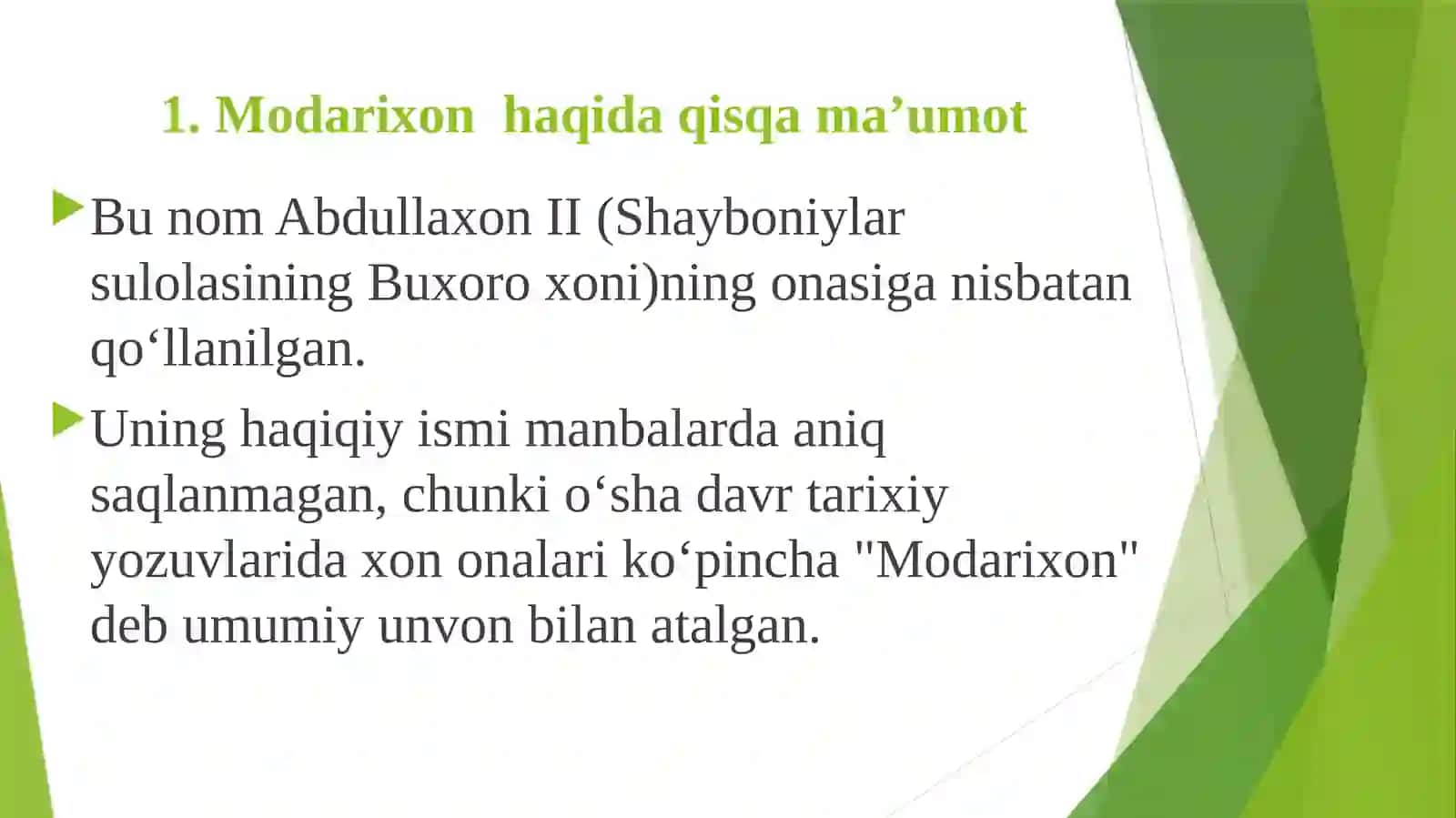 Modarixonmadrasasi 3