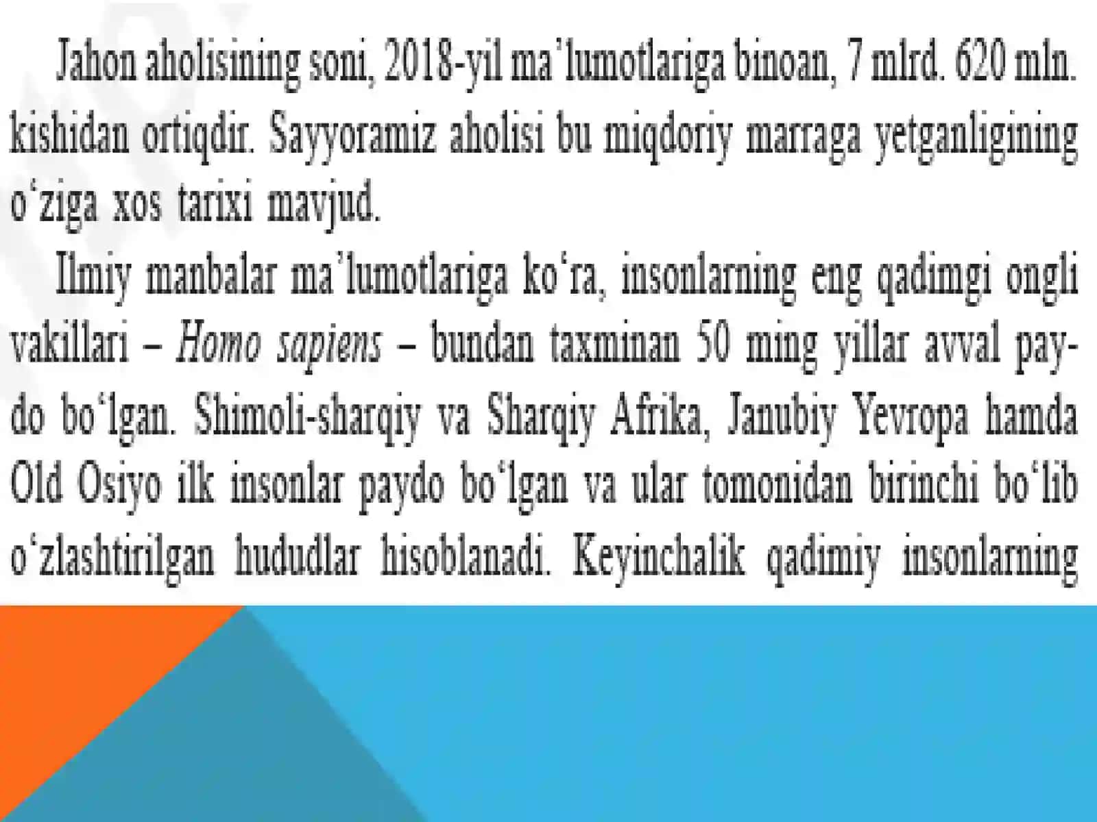 Dunyo aholisi soni, o`sishi va joylashuvi 3