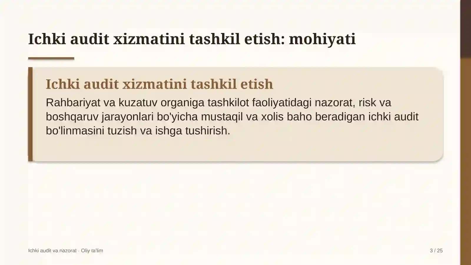 Korporativ axborot tizimlarida ichki audit xizmatini tashkil etish 3