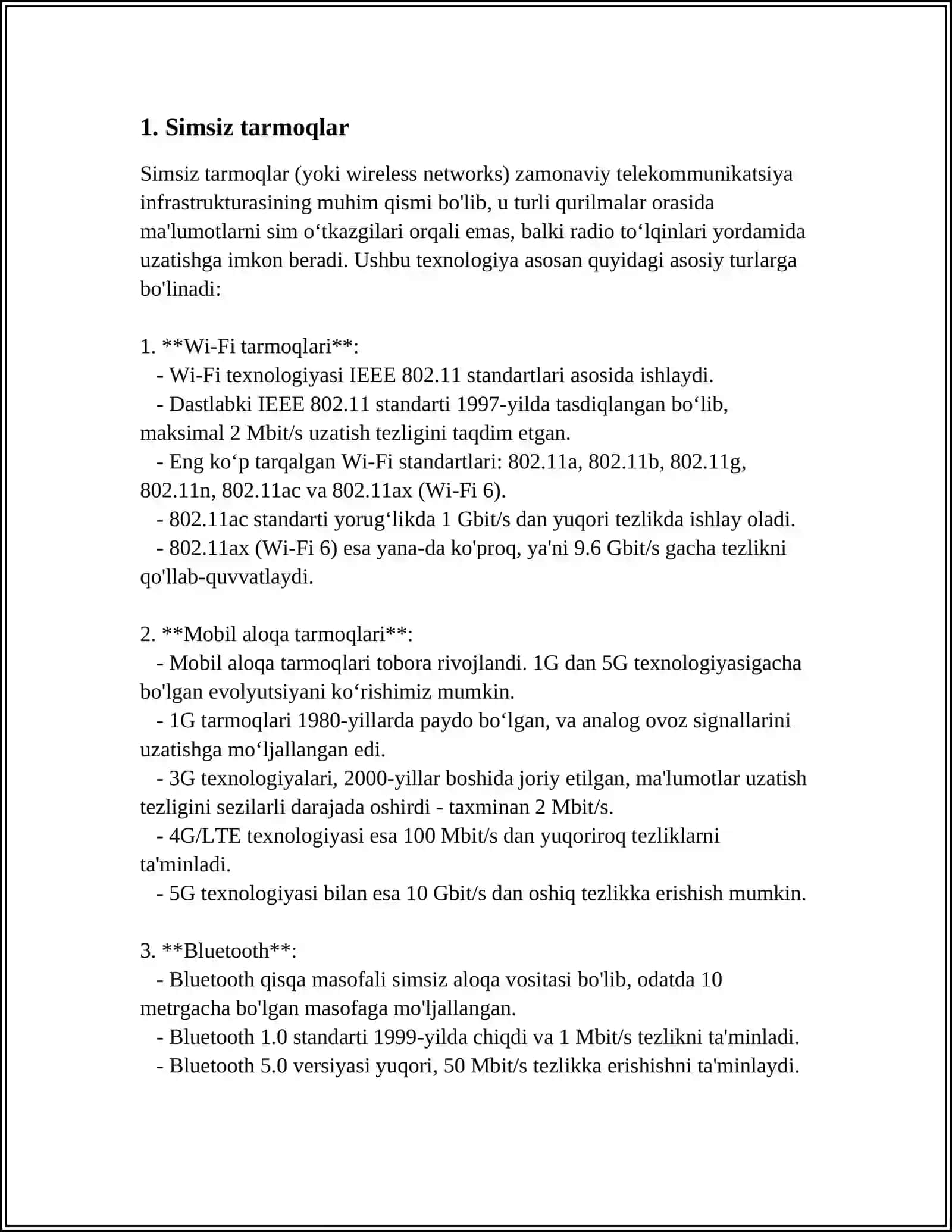 SIMSIZ TIZIMLAR 3
