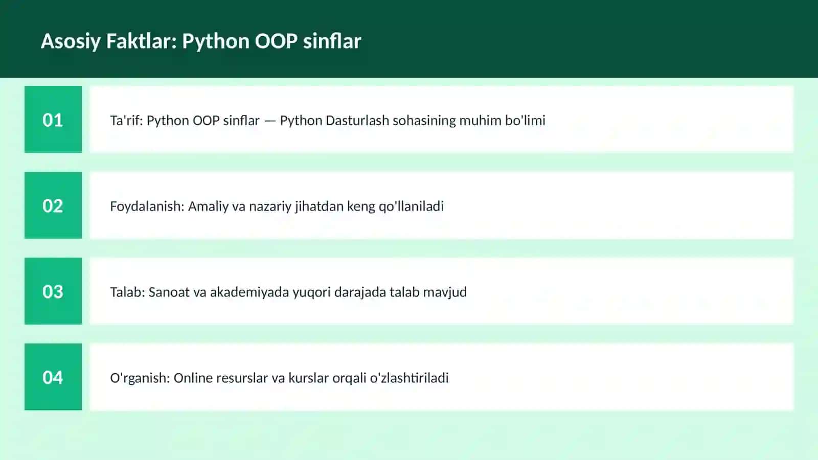Python OOP sinflar 3