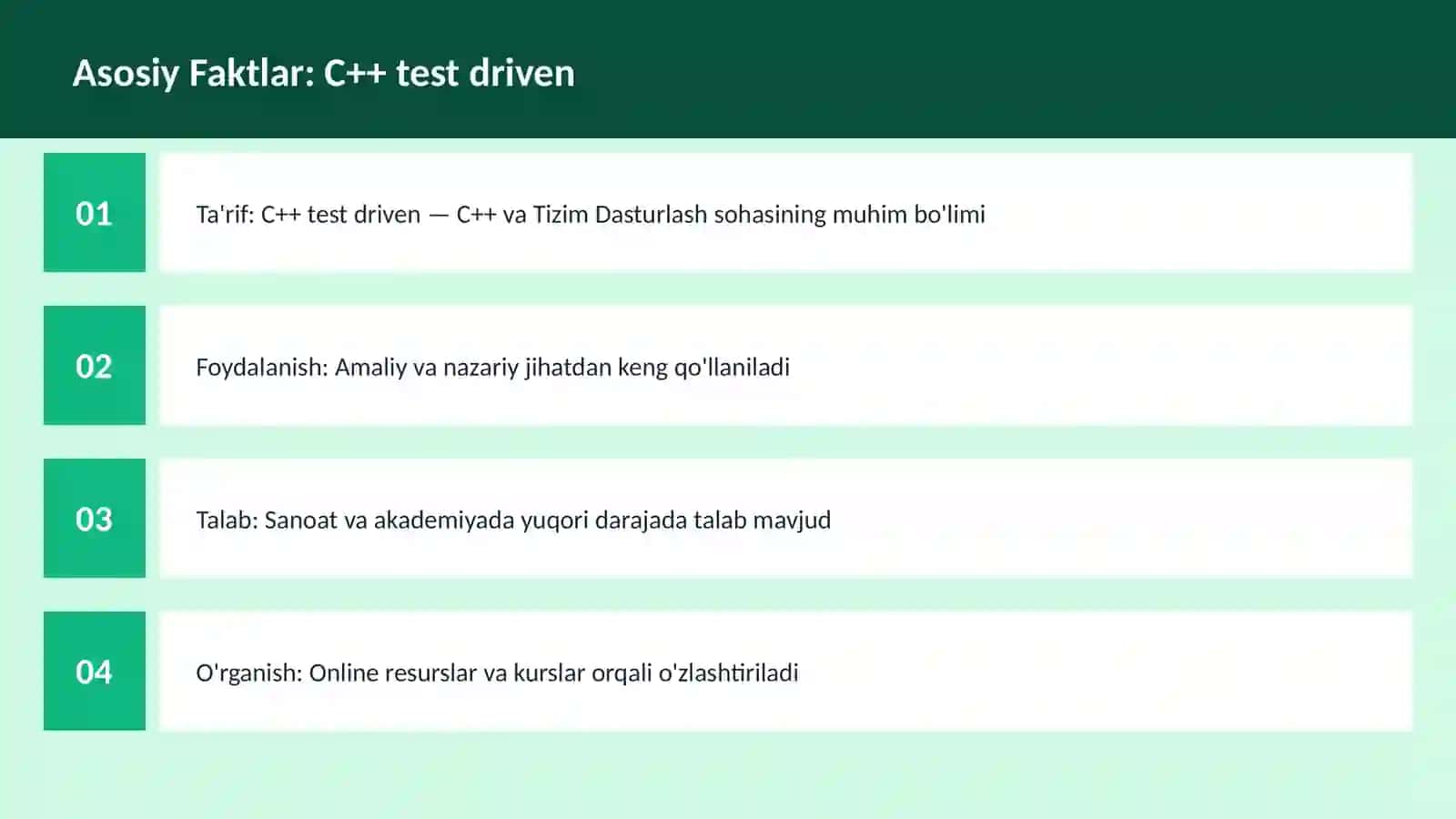 C++ VA TIZIM DASTURLASH 3
