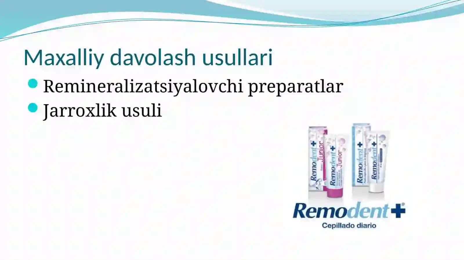 Karies kasalligini davolash 3