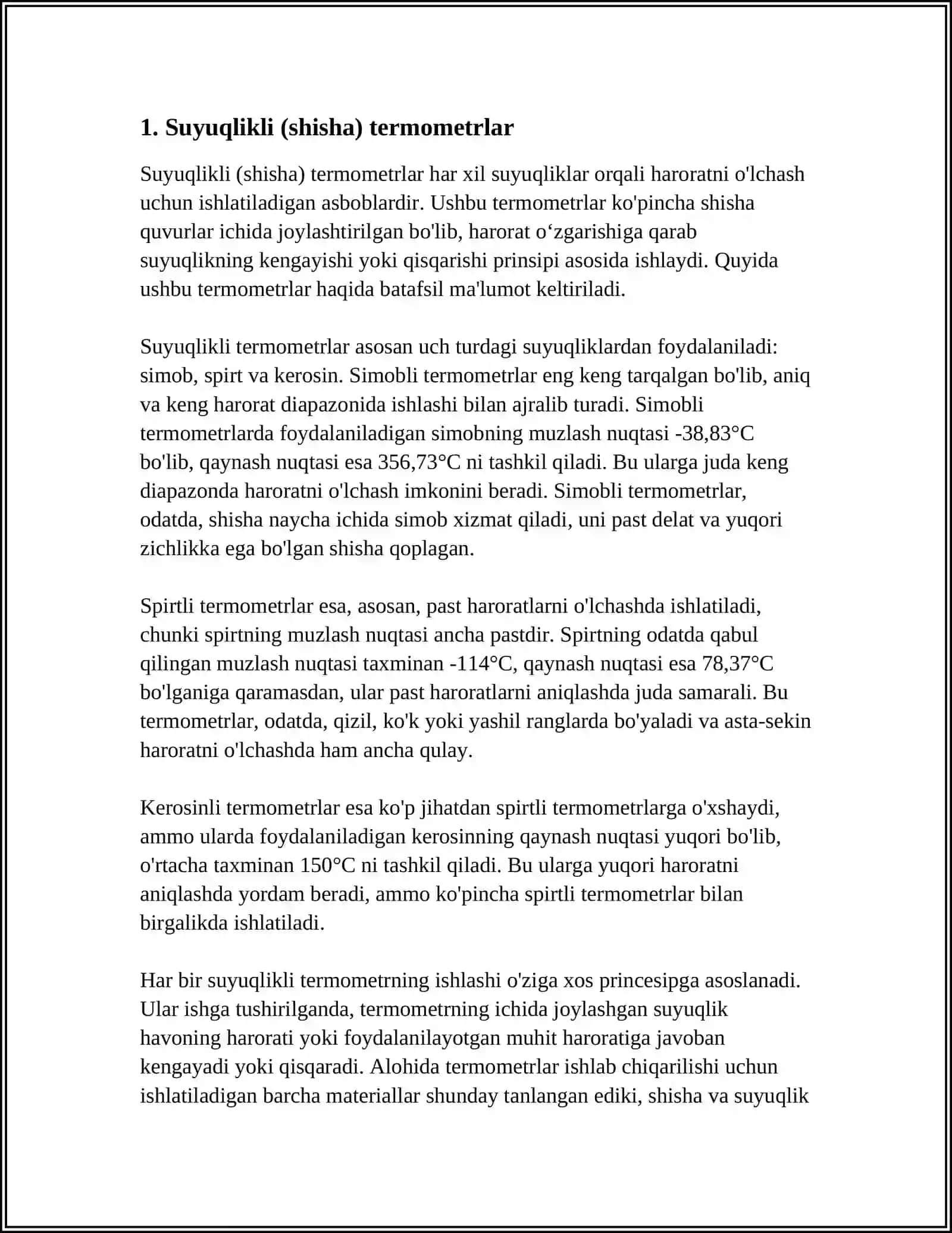 HARORAT ÓLCHASH VOSITALARI 3