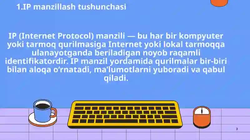 IP Manzillash va Subnetting 3
