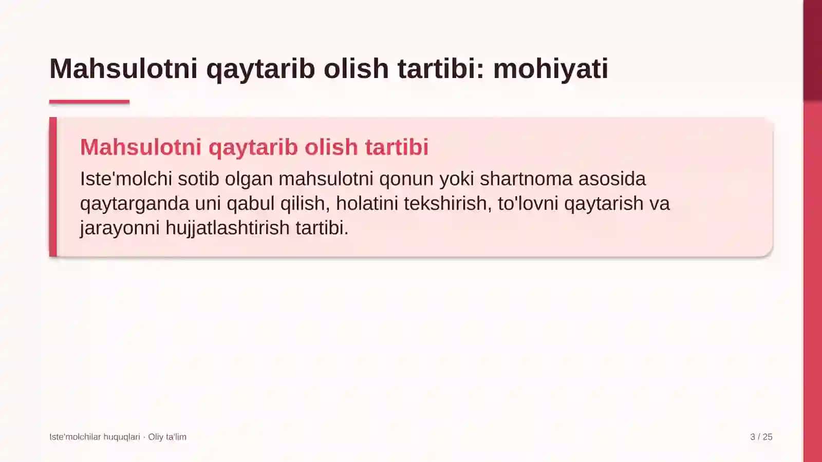 sport jurnalistikasida mahsulotni qaytarib olish tartibi 7699 3