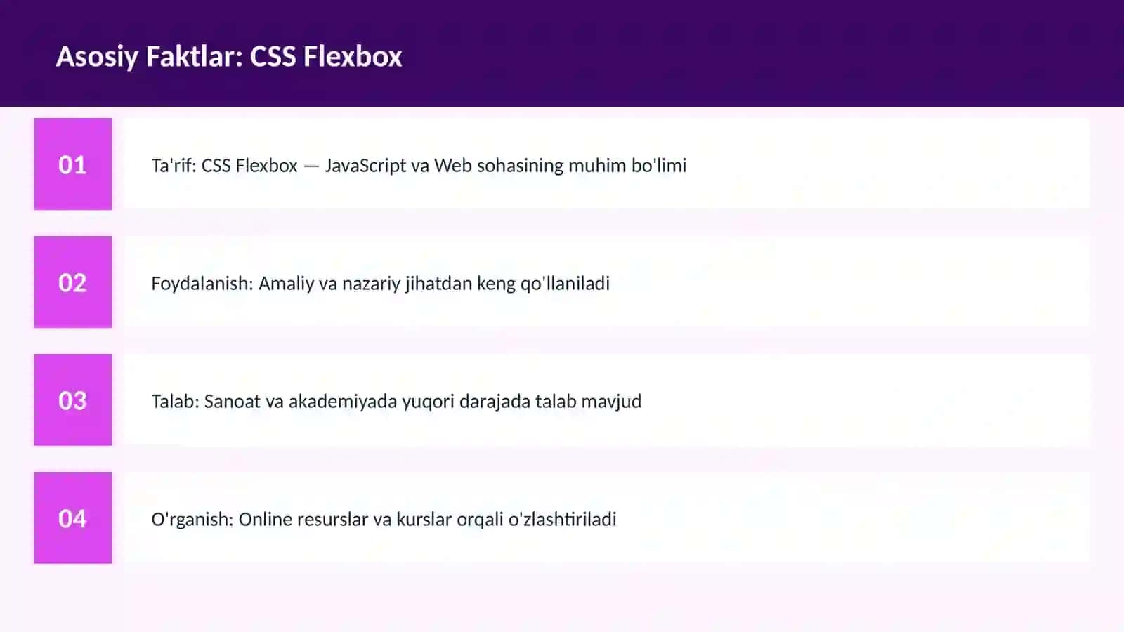 CSS Flexbox 3