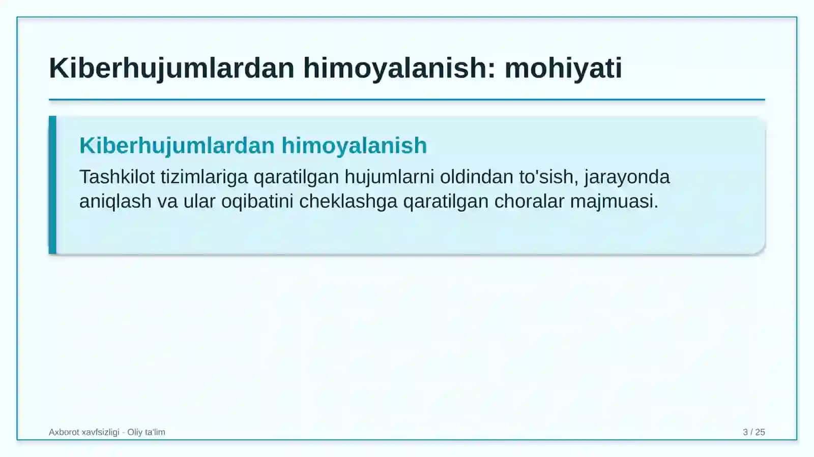 Statistika organlarida kiberhujumlardan himoyalanish 3