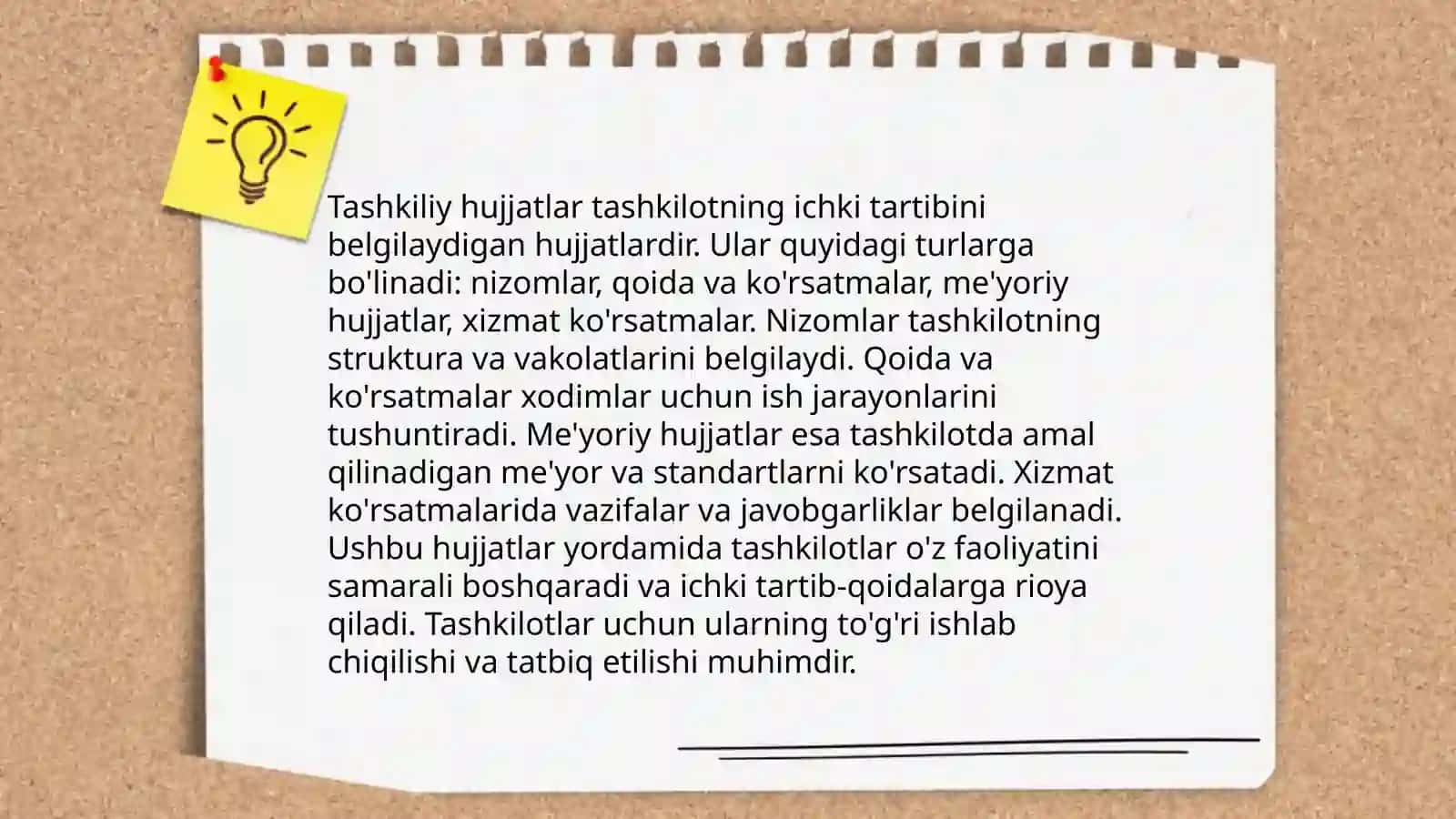 Tashkiliy hujjat va uni rasmiylashtirish 3