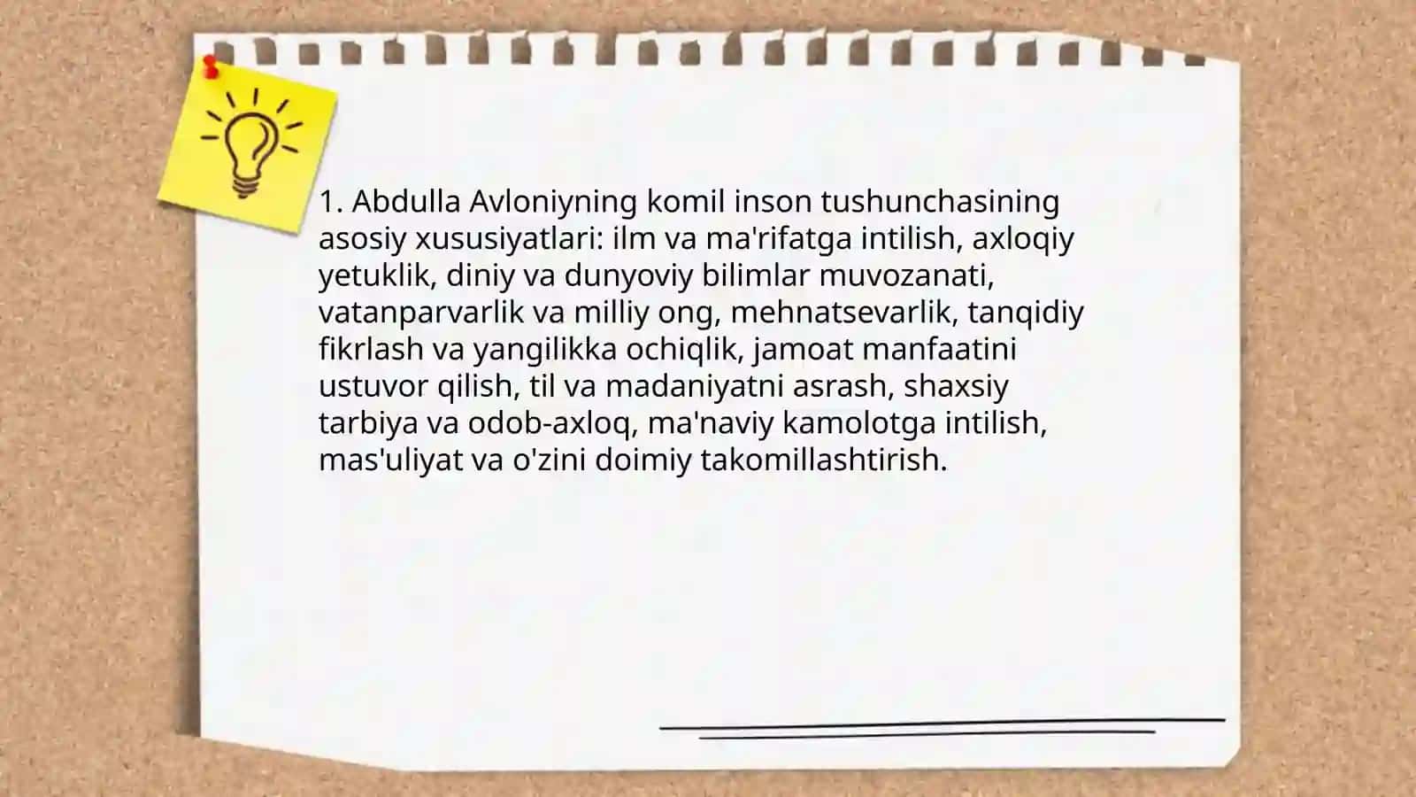 Abdulla Avloniyning komil inson haqidagi qarashlari mavzusida esse tayyorlash 3