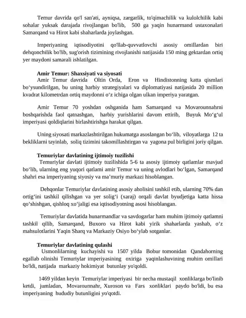 Temuriylar davlati 3