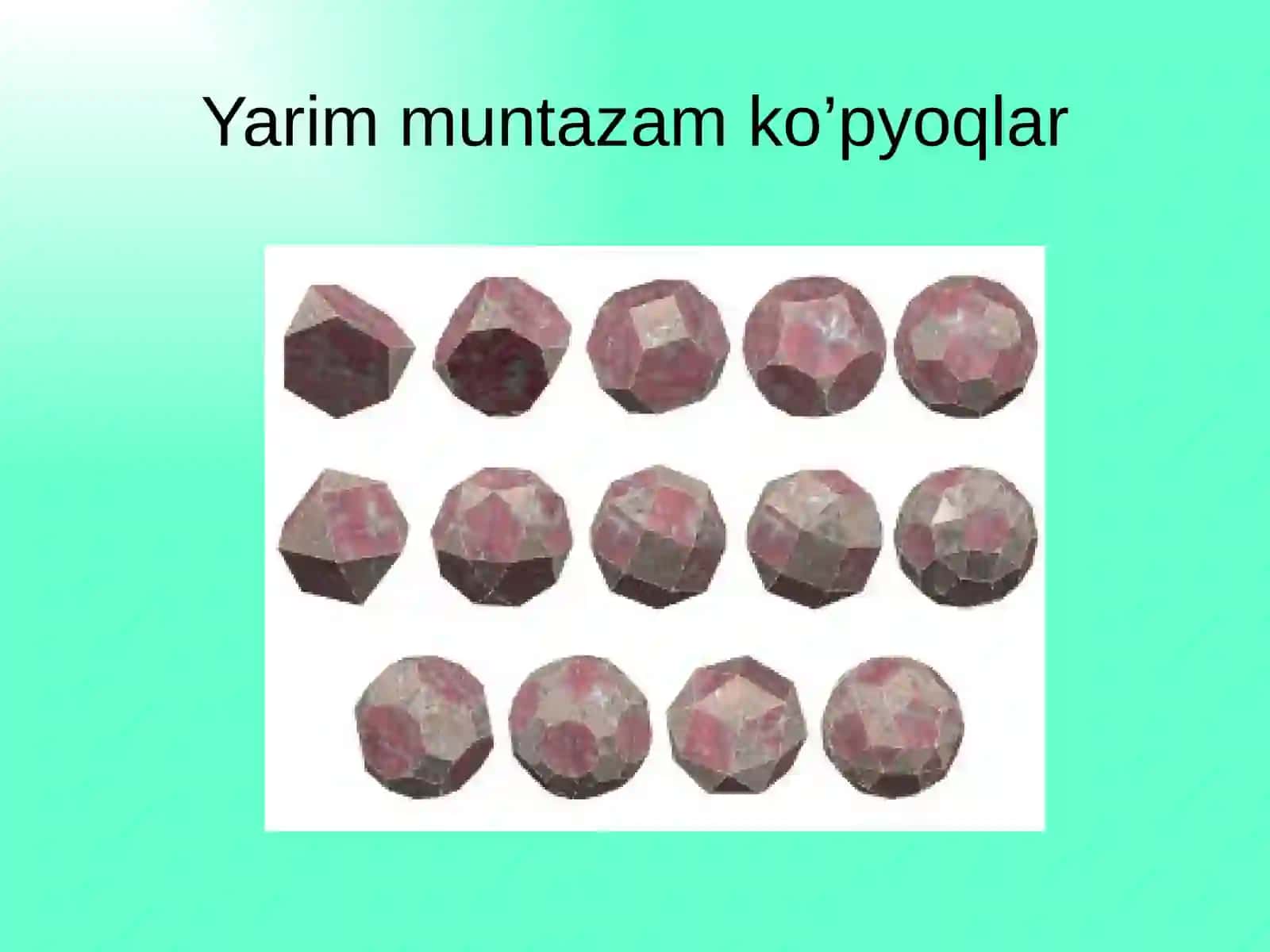 Ko’pyoqlar dunyosi 3