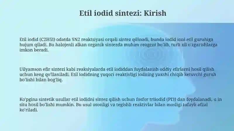 Etil iodid sintezi 3