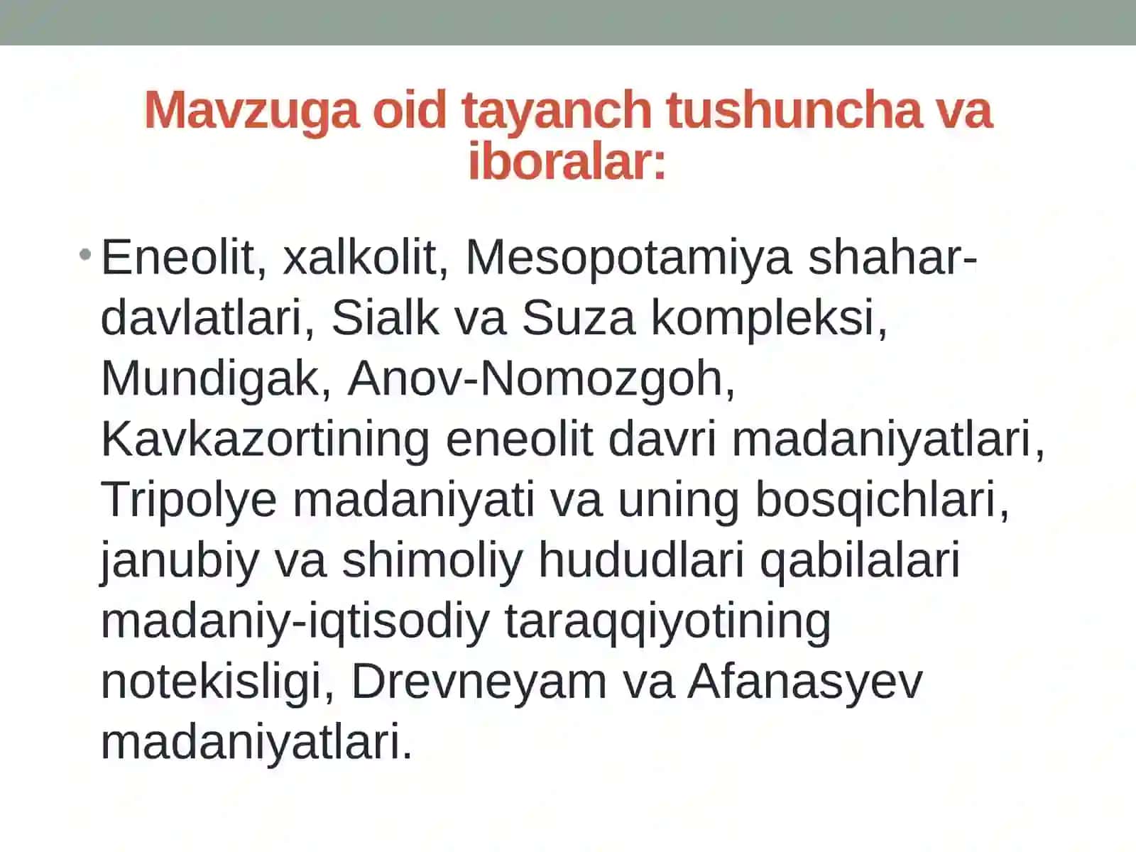 Eneolit davri va uning yodgorliklari (Arxeologiya) 3