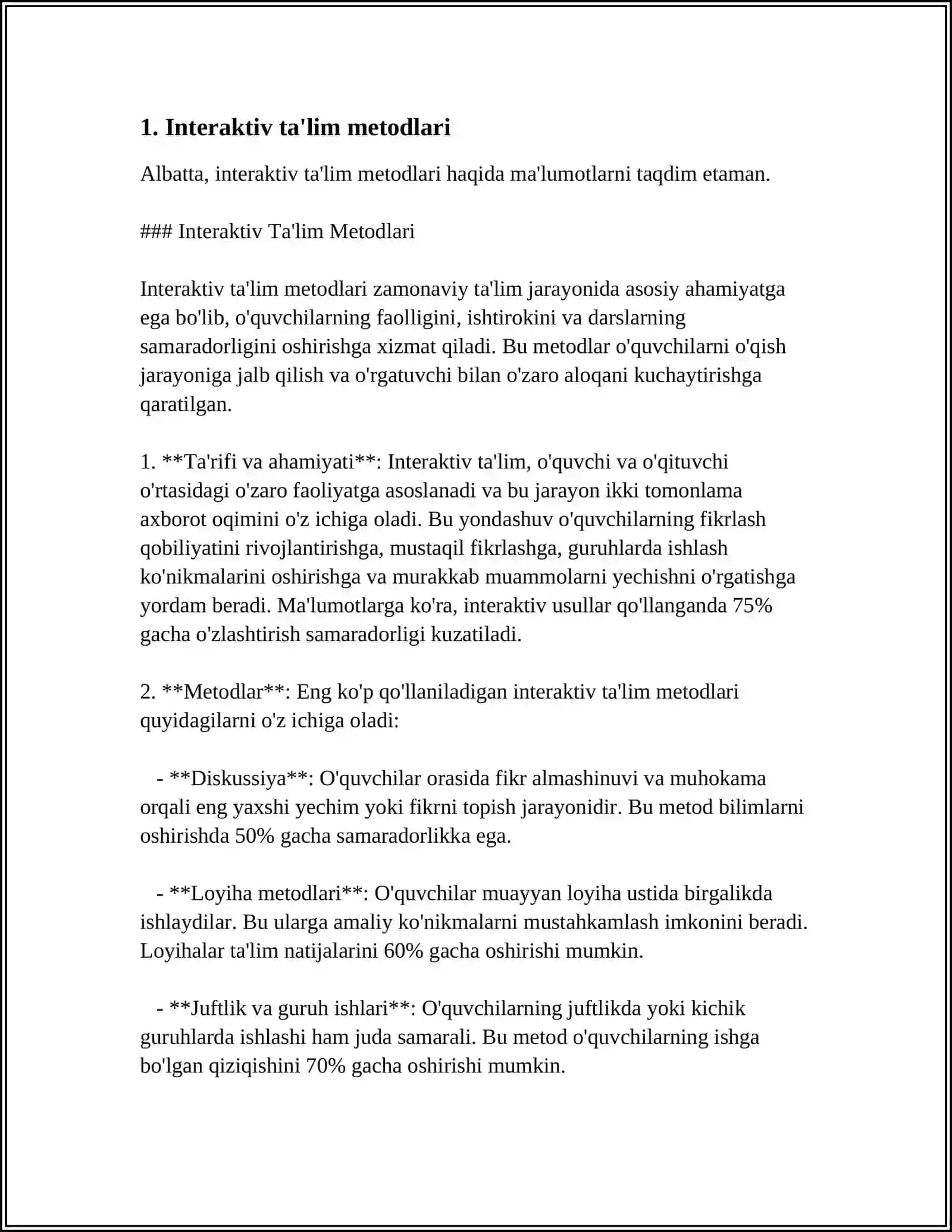 Interaktiv Ta'lim Metodlari 3