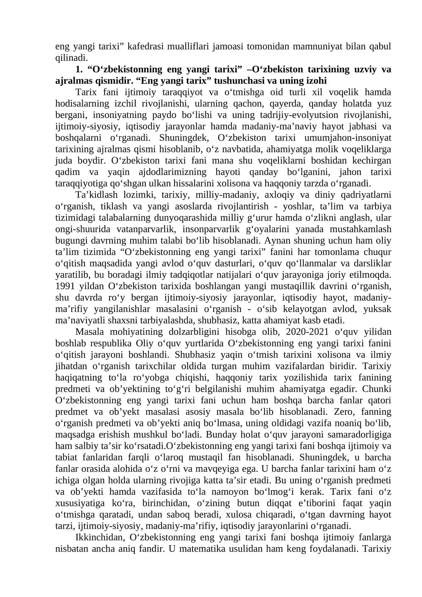 O‘zbekistonning eng yangi tarixi 3