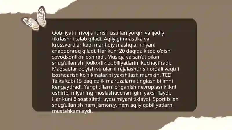 Qobiliyat 3