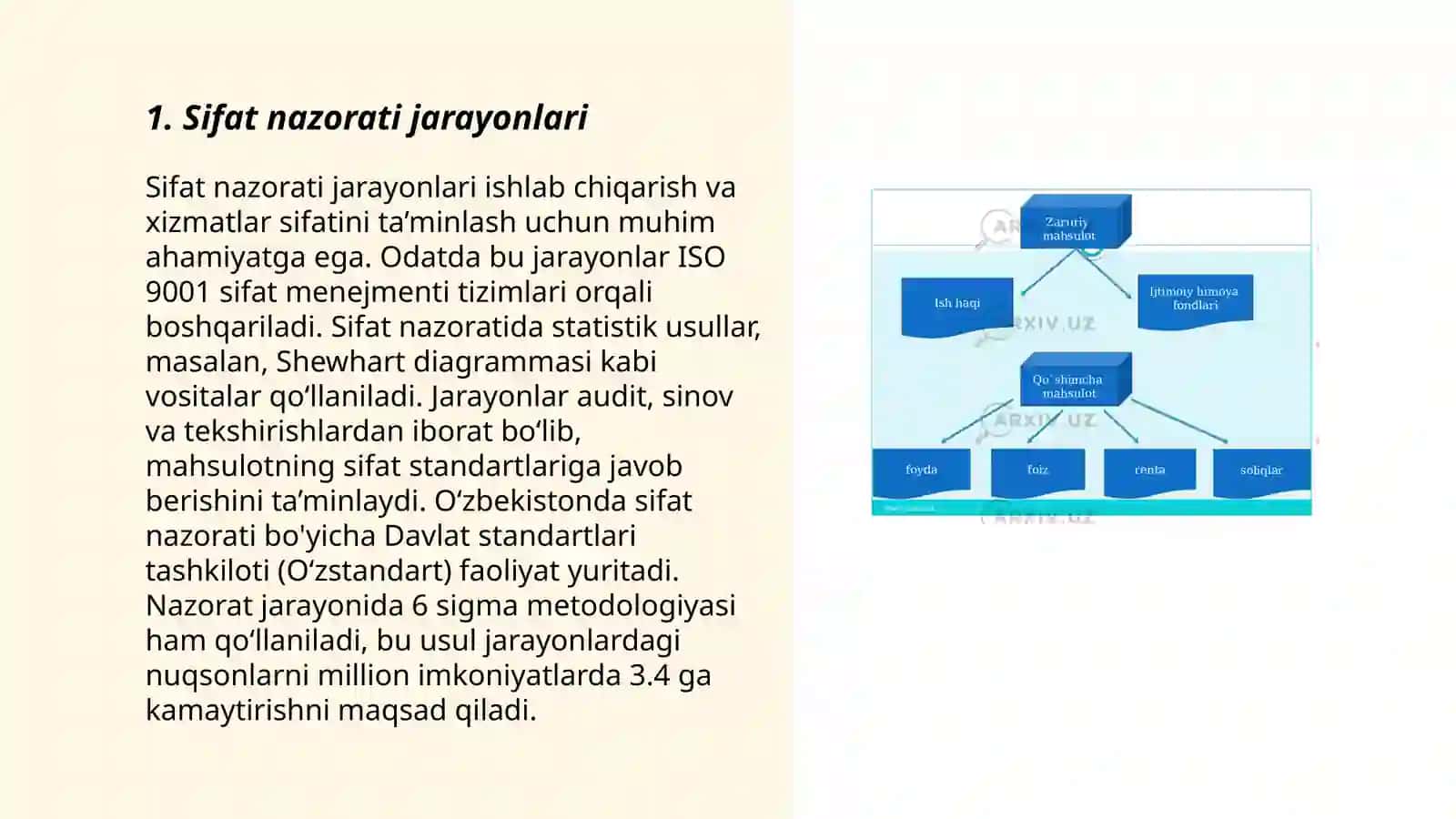 Sifat nazorati jarayonlari 3