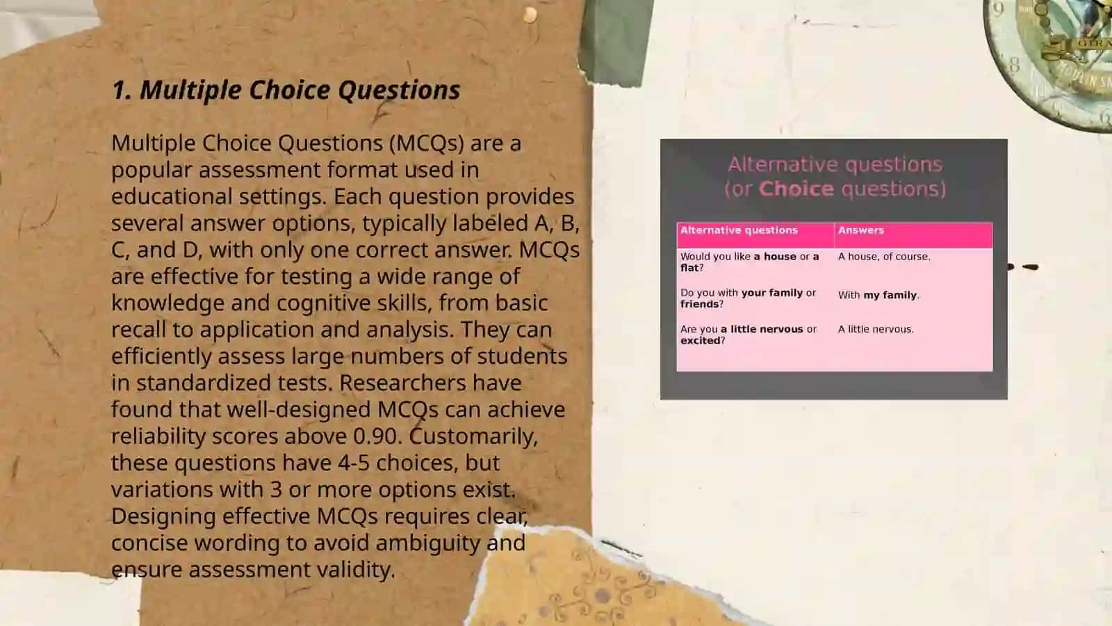 Multiple Choice Questions 3