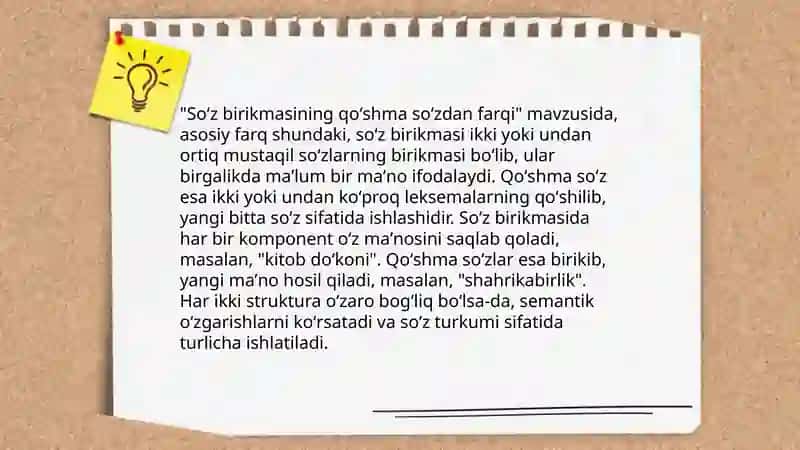 Soʻz birikmalari 3