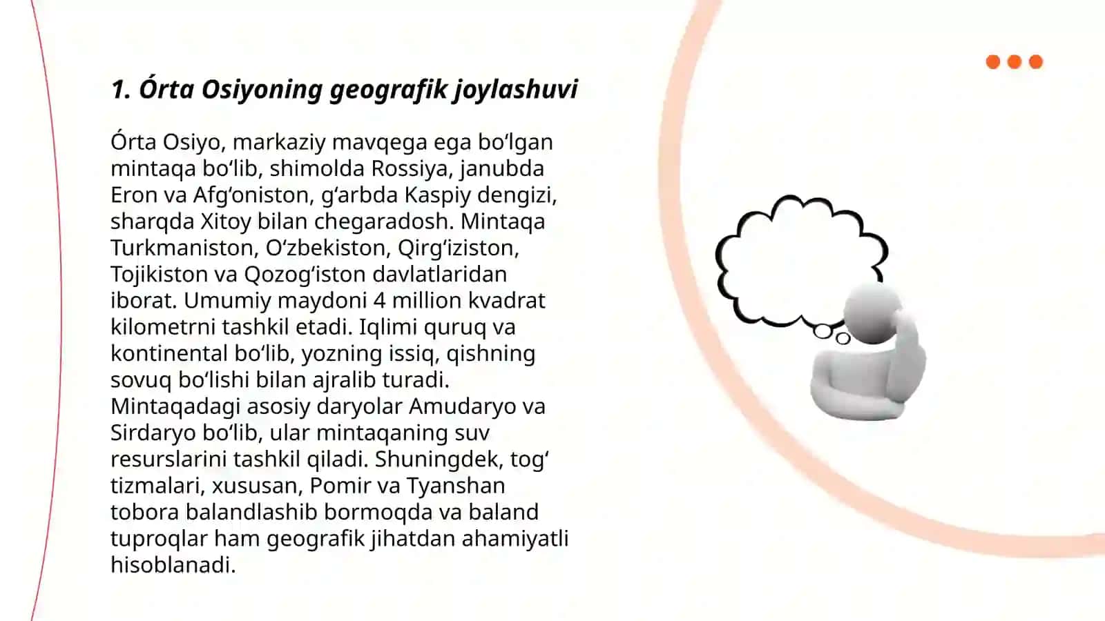 Órta Osiyoning hududining shakllanish tarixi 3