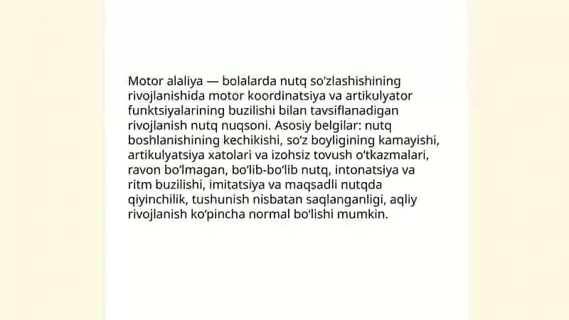 Motor alaliya va sensor alaliya 3