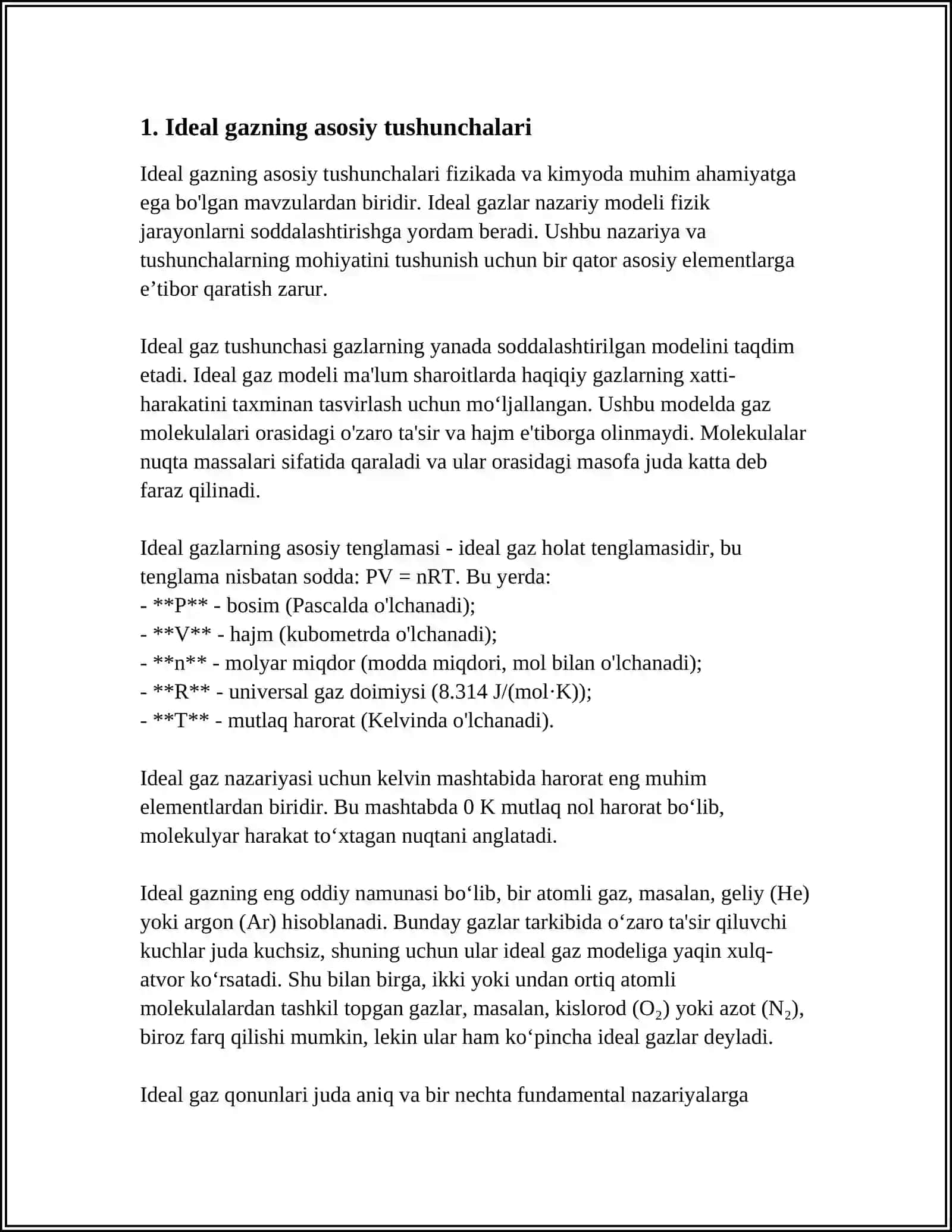 IDEAL GAZ QONUNLARI 3