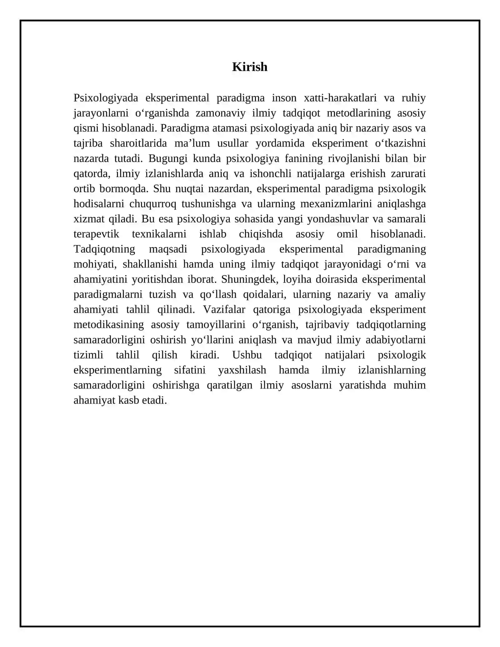 Psixologiyada eksperimental paradigma 3