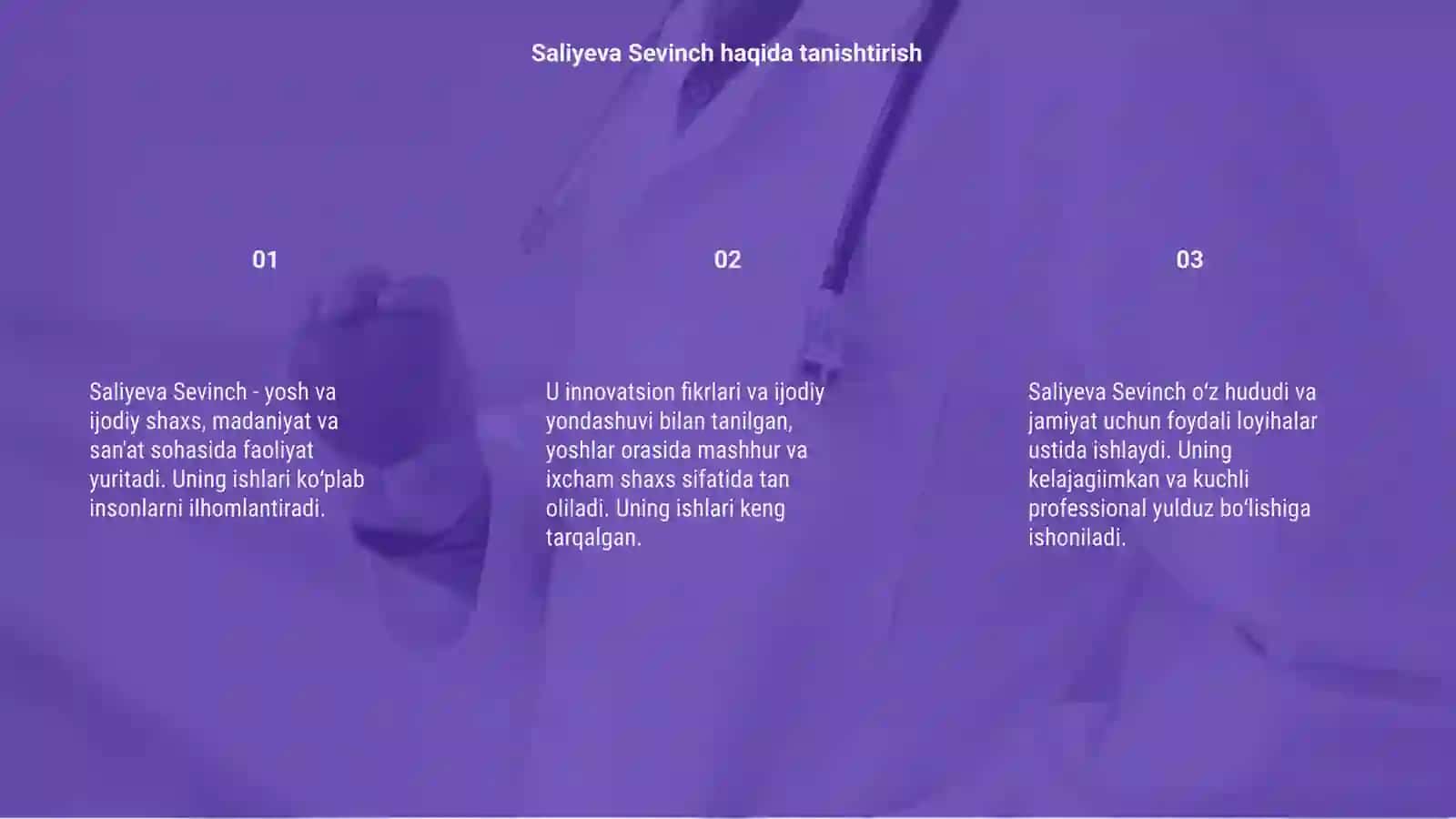 Saliyeva Sevinch 3