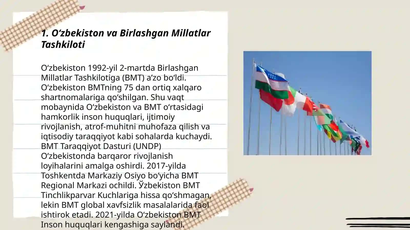 Oʻzbekiston va Jahon hamjamiyati 3