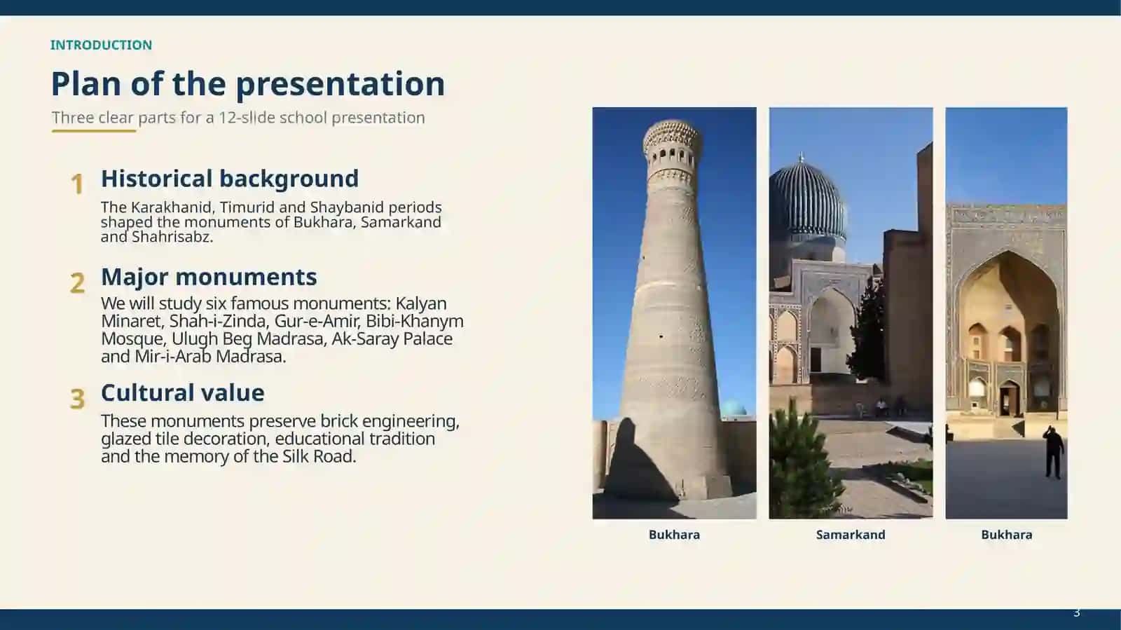 Ancient Monuments of Uzbekistan 3