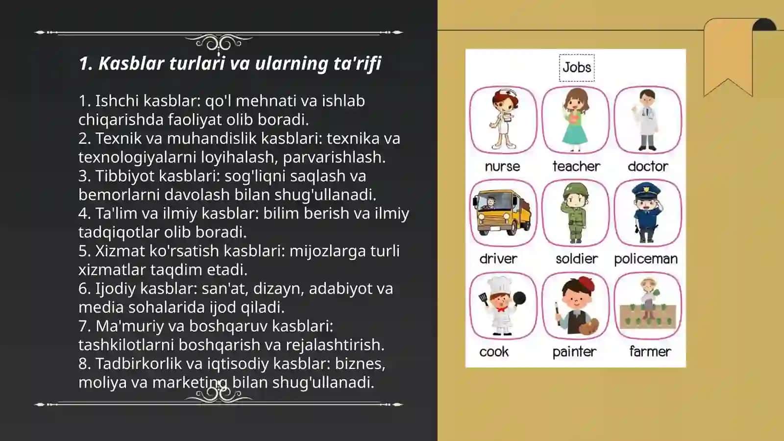 Ishchi kasblar 3