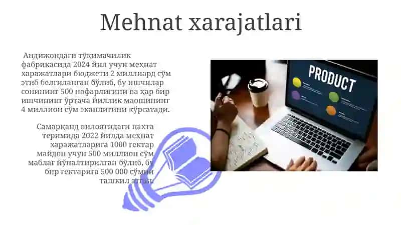 Mahsulot tannarxini aniqlash 3