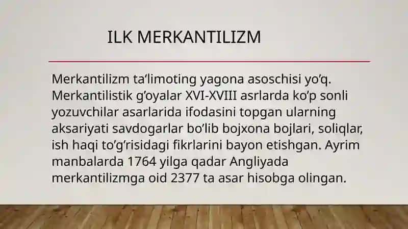 Merkantilizm 3