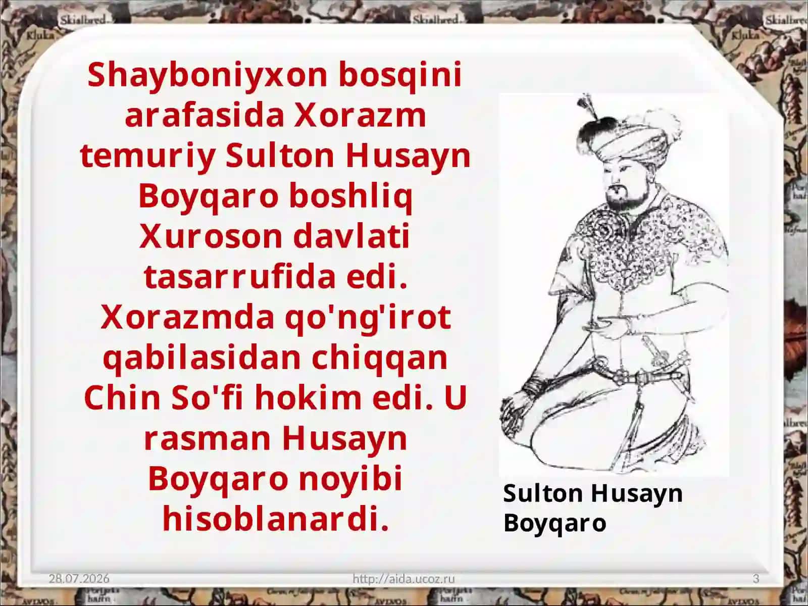 Xiva xonligining tashkil topishi 3