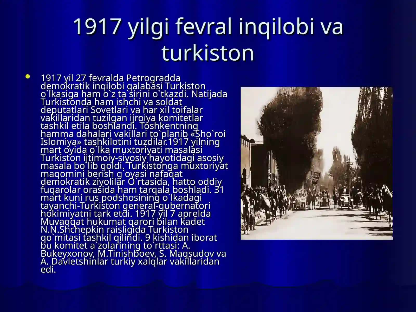 1917 yilgi fevral inqilobi va Turkiston 3