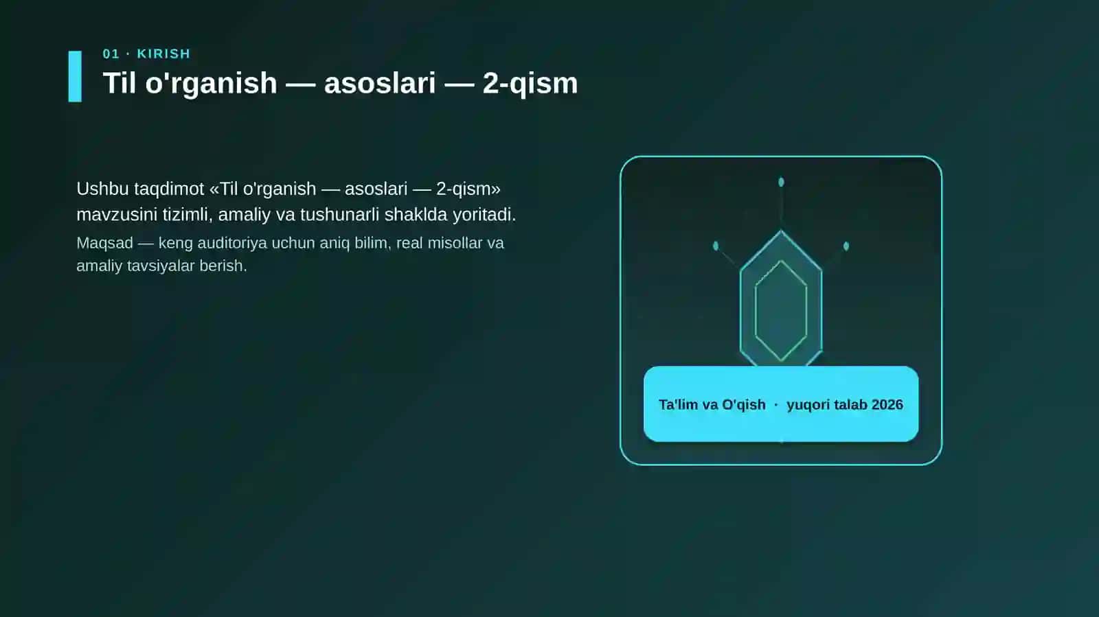Til o'rganish — asoslari — 2-qism 3