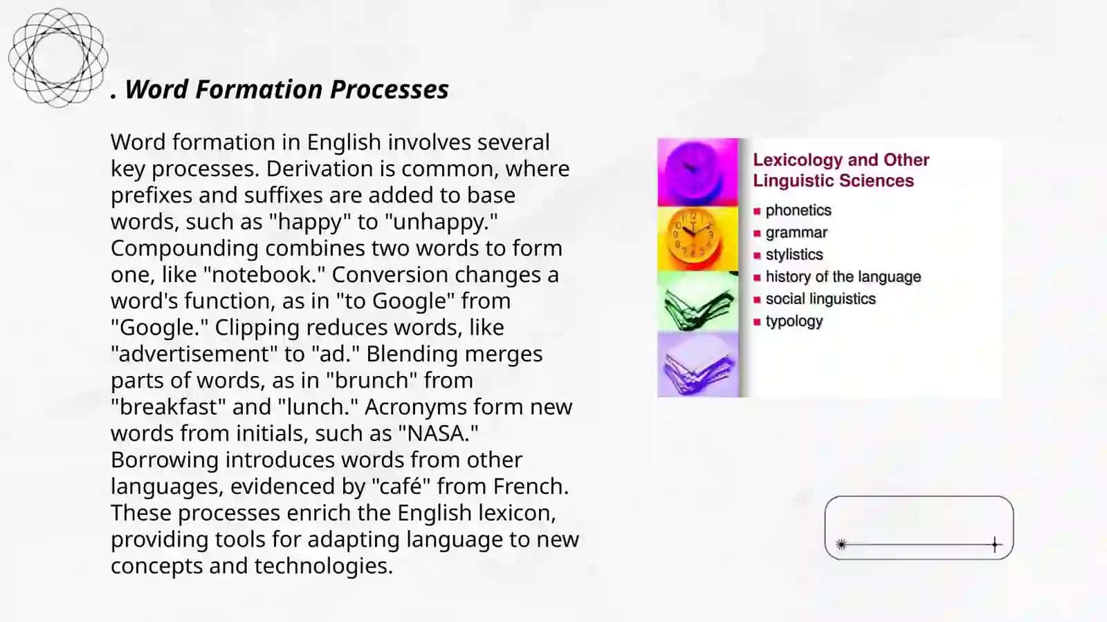 Typology of lexical systems 3
