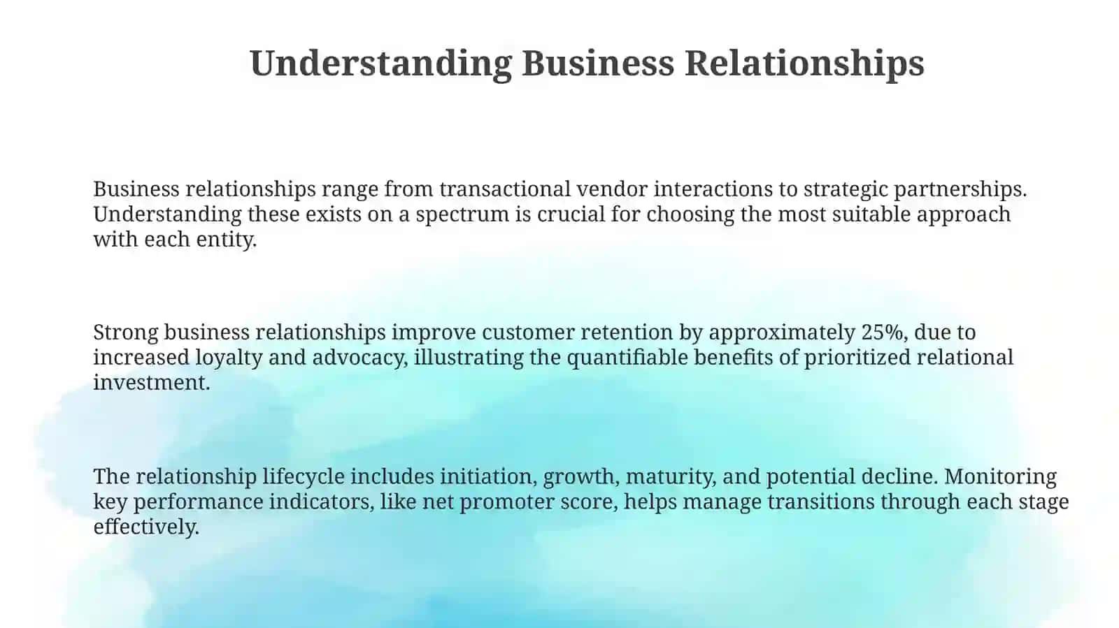 UNIT 7.BUSINESS RELATIONSHIP 3