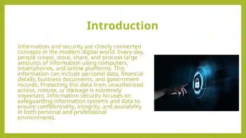 Information and Security 3