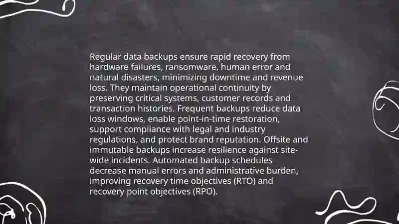 Data storage Back-up and Database Systems Benefits 3