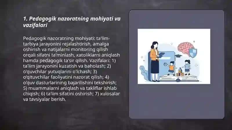 Pedagogik nazorat 3
