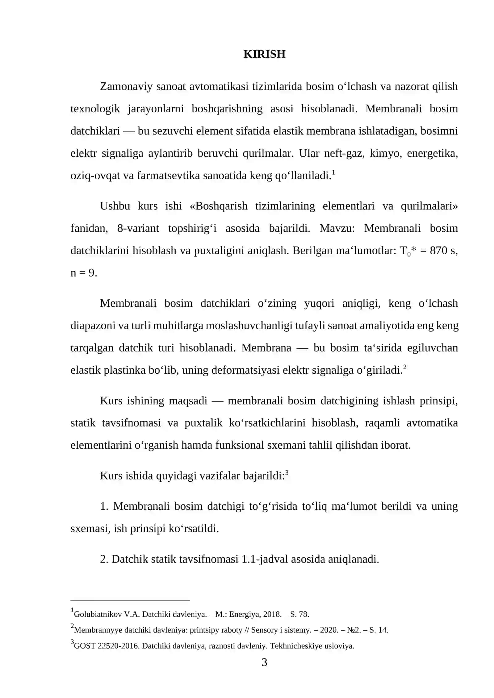 MEMBRANALI BOSIM DATCHIKLARINI HISOBLASH VA PUXTALIGINI ANIQLASH 3