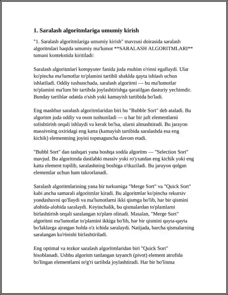 SARALASH ALGORITMLARI 3