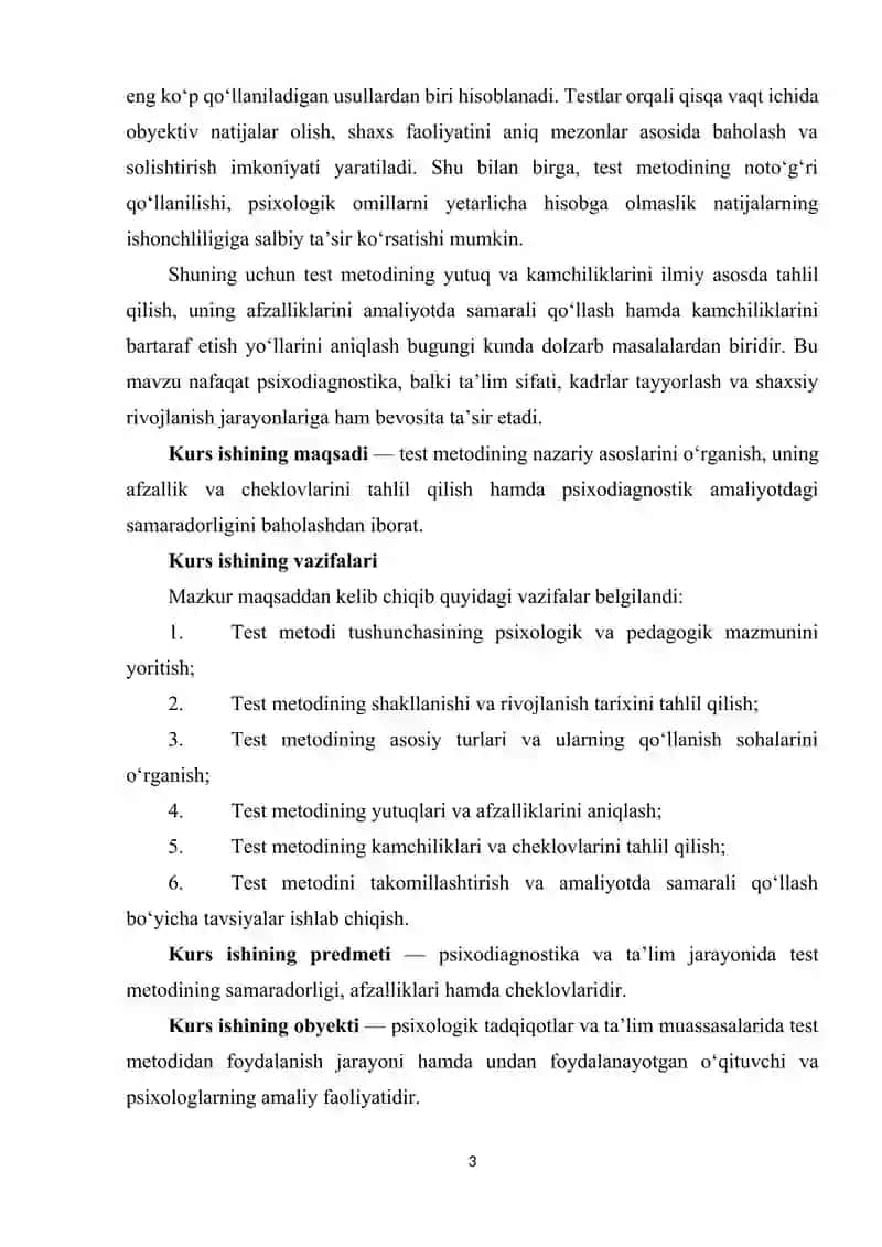 Test metodining yutuq va kamchiliklari 3